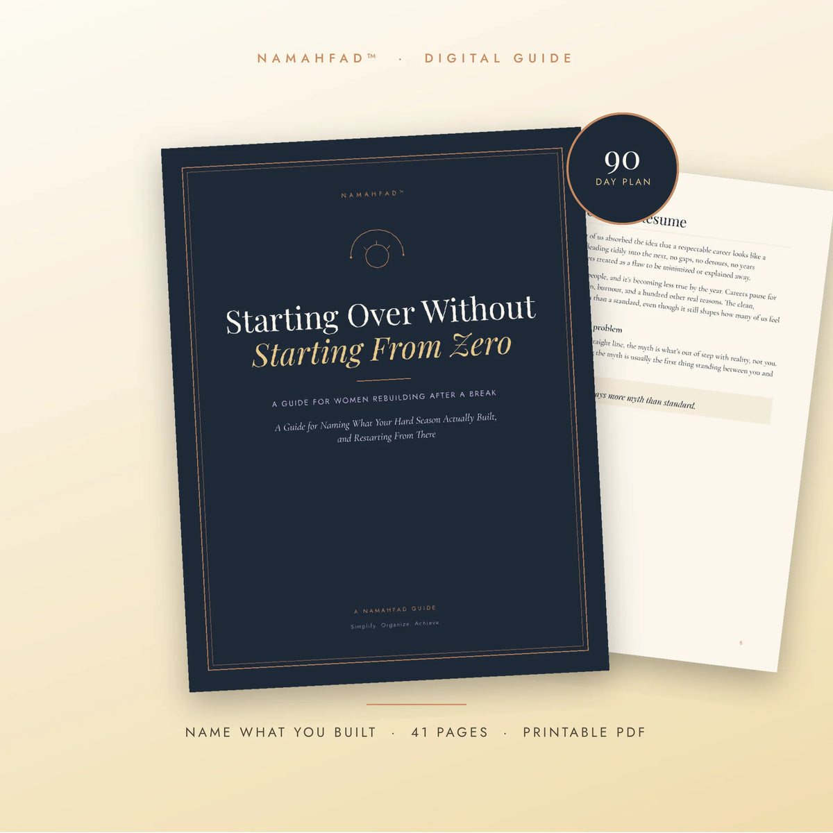 Starting Over Without Starting From Zero: A Guide for Naming What Your Hard Season Built