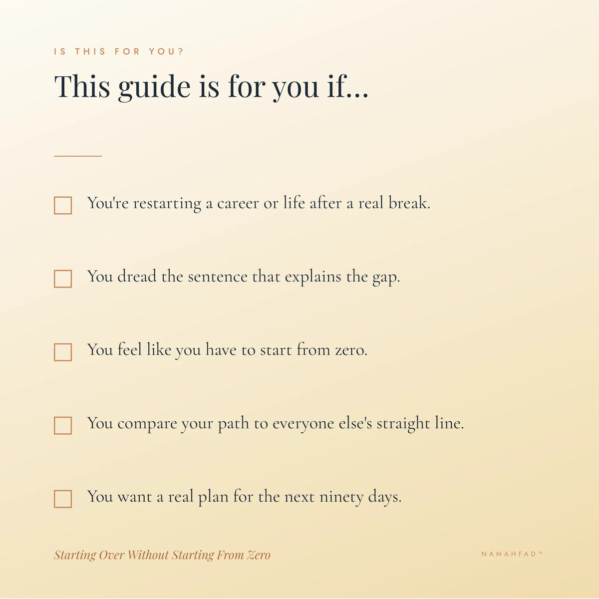 Starting Over Without Starting From Zero: A Guide for Naming What Your Hard Season Built