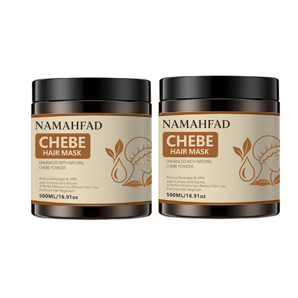 Namahfad Chebe Hair Mask 2‑Pack – Deep Moisture, Strengthening & Breakage Reduction | Natural Chebe Powder Extracts
