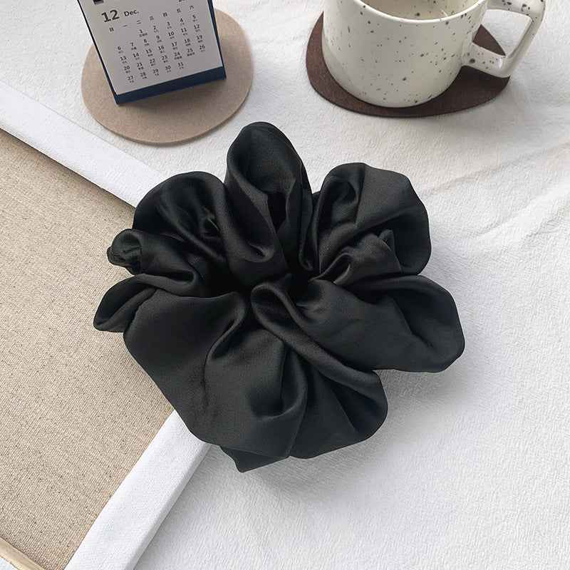 Oversized Satin Headband for Women – Smooth French Style Elegant Hair Band