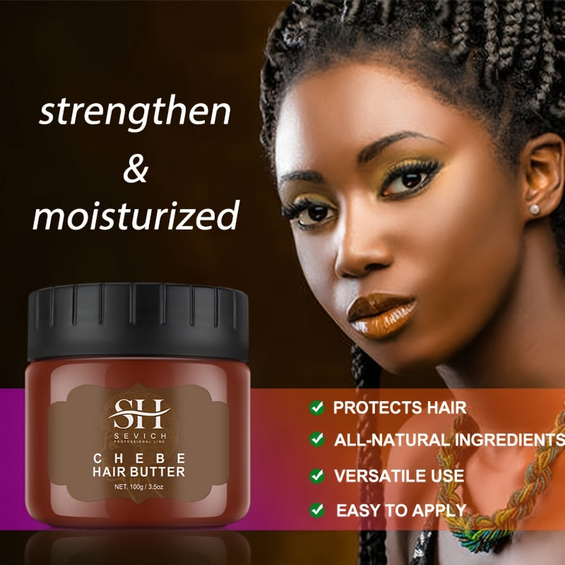[Chebe Set] African Chebe Powder & Chebe Butter Set for All Hair Types | Fortifies Hair, Hair Care