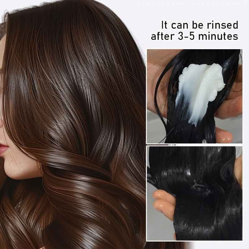 [Essential Oil Hair Mask Set] 4pcs Shampoo, Conditioner, Essential Oil Hair Mask Set | Deep Cleansing & Care, Moisturizing & Nourishing, Long-Lasting Fragrance, Hydration, Smooth Hair, Oil Controlled & Fluffy, All Hair Types