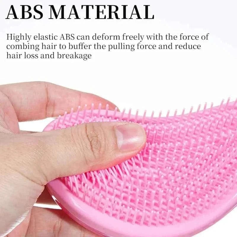 2/4Pcs Hair Care Set Scalp Massage Detangling Comb + Satin Sleep Cap + 2 Hair Scrunchies, Anti-Frizz Hair Accessories for Women