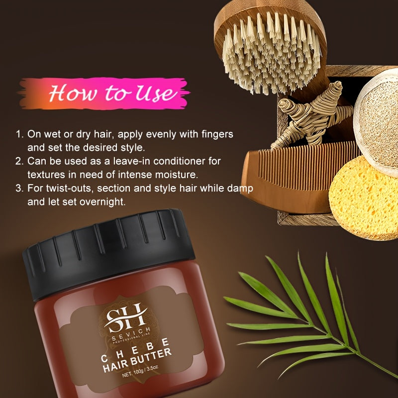 [Chebe Set] African Chebe Powder & Chebe Butter Set for All Hair Types | Fortifies Hair, Hair Care
