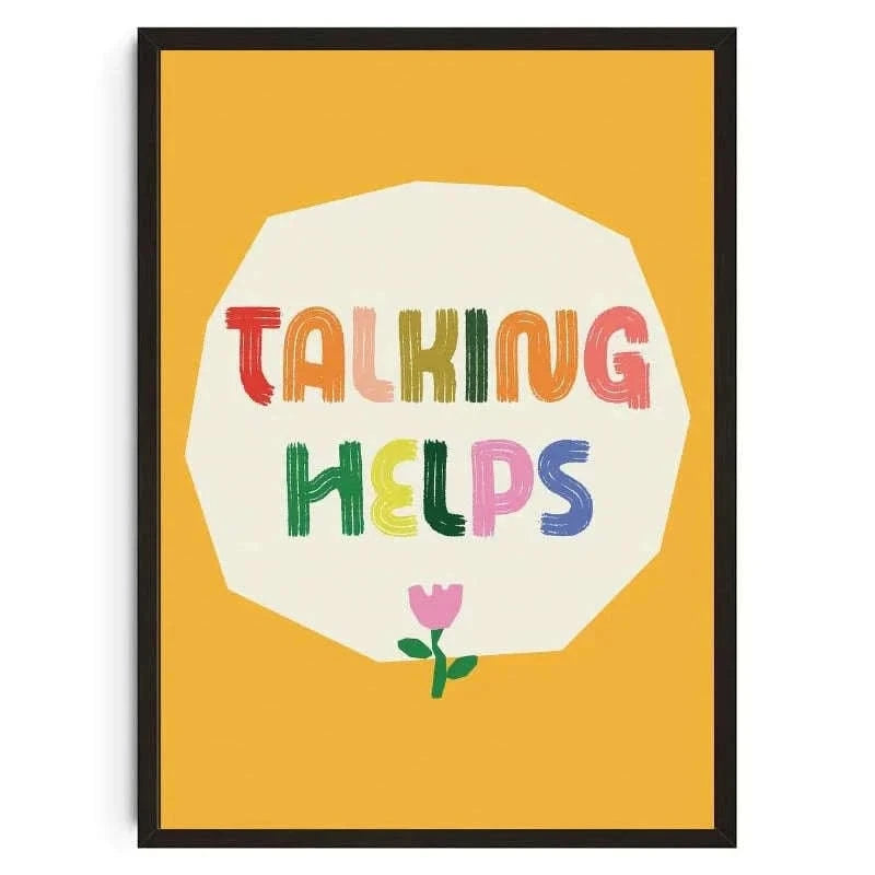 Be Kind to your mind Mental Health Psychology Wall Art Canvas Posters Quotes Prints Wall Picture for Therapy Office Decor Namahfad