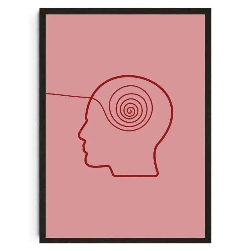 Be Kind to your mind Mental Health Psychology Wall Art Canvas Posters Quotes Prints Wall Picture for Therapy Office Decor Namahfad