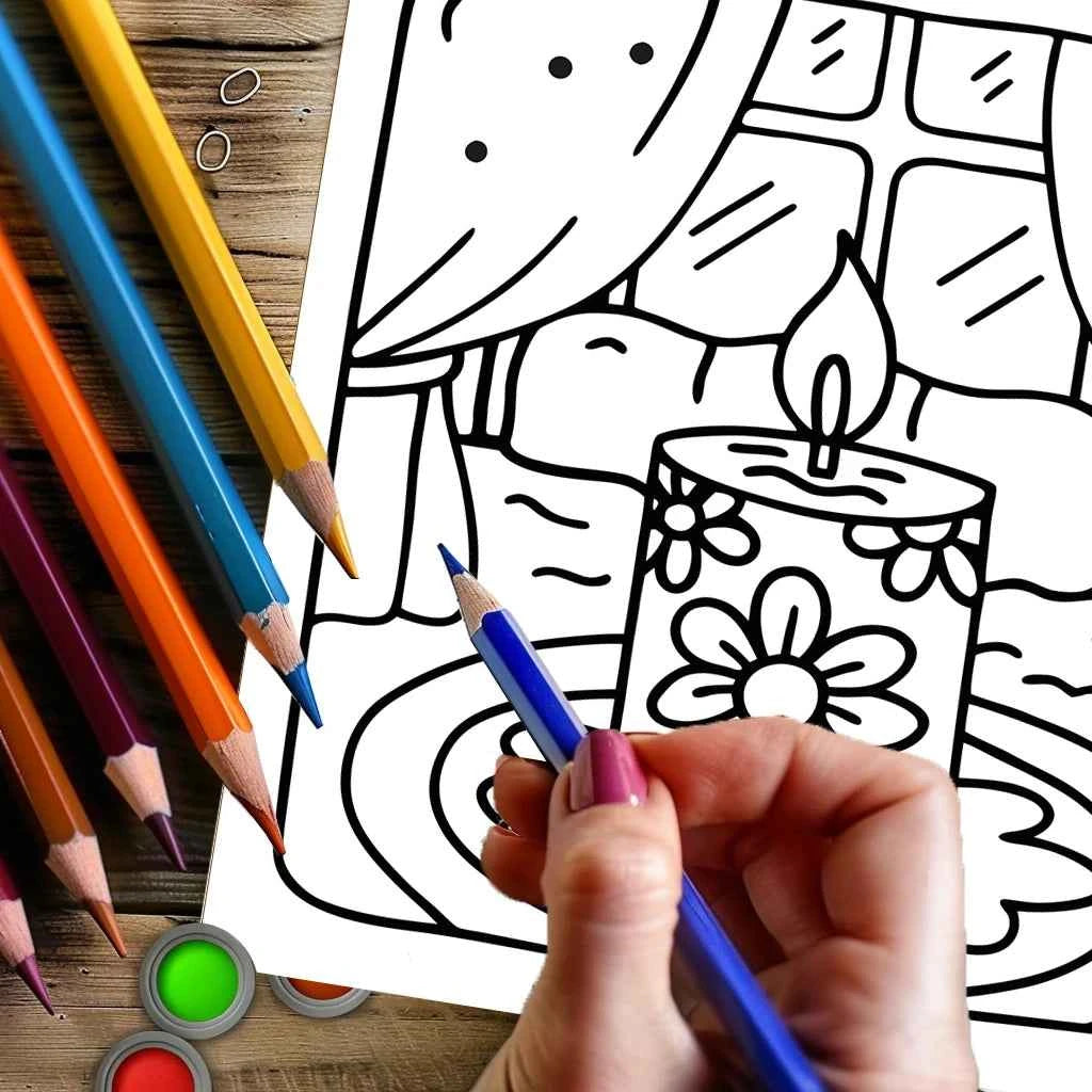 28 Pages Self Loves Coloring Book Coloring Book For Adult Stress Reduction Colouring Book Valentine's Day Gifting, Birthday Party Gift, Drawing Supplies, Christmas Gift, Back To School Supplies