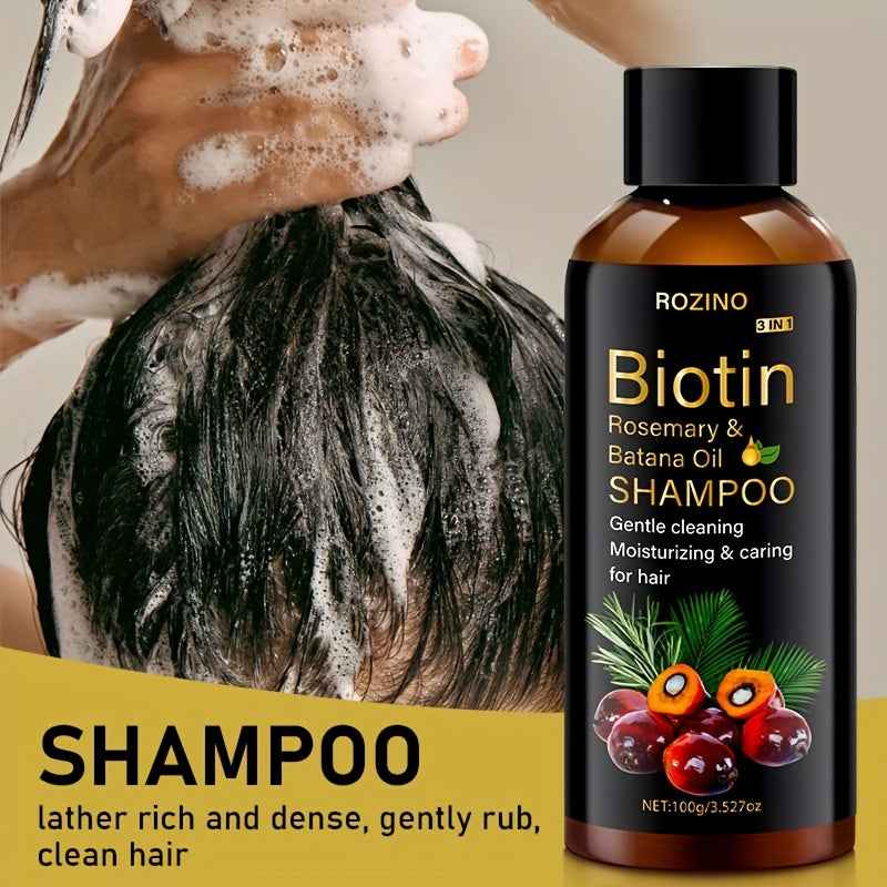 [Essential Oil Hair Mask Set] 4pcs Shampoo, Conditioner, Essential Oil Hair Mask Set | Deep Cleansing & Care, Moisturizing & Nourishing, Long-Lasting Fragrance, Hydration, Smooth Hair, Oil Controlled & Fluffy, All Hair Types