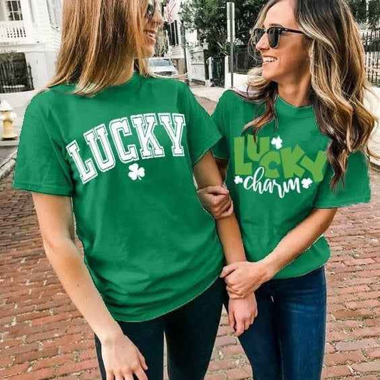Patricks Day Shirts For Women Irish Shamrock Tshirts Gra