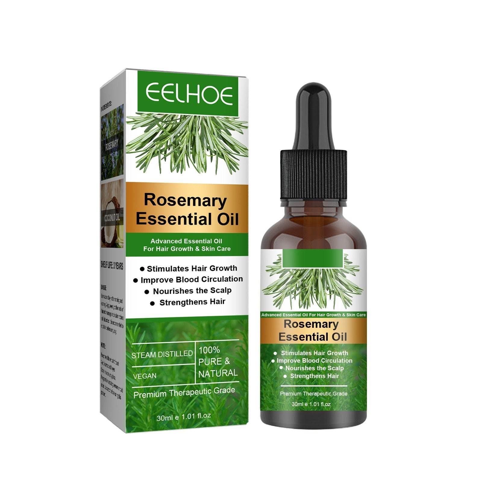 Rosemary Hair Growth Oil for Hair Loss Prevention and Scalp Nourishment - NamafadStore