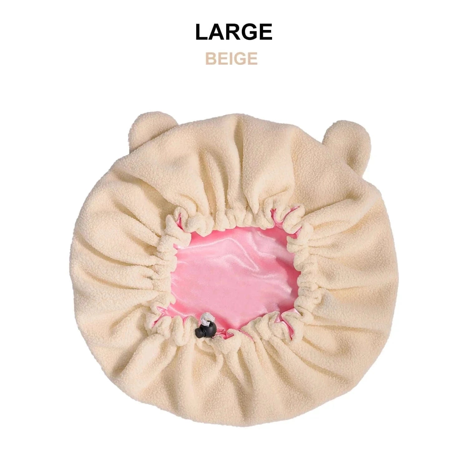 Winter Bonnet's Double Layer Thickening Sleep Cap Polar Fleece Warm Nightcap Big Bonnet Sleeping Cap Namahfad