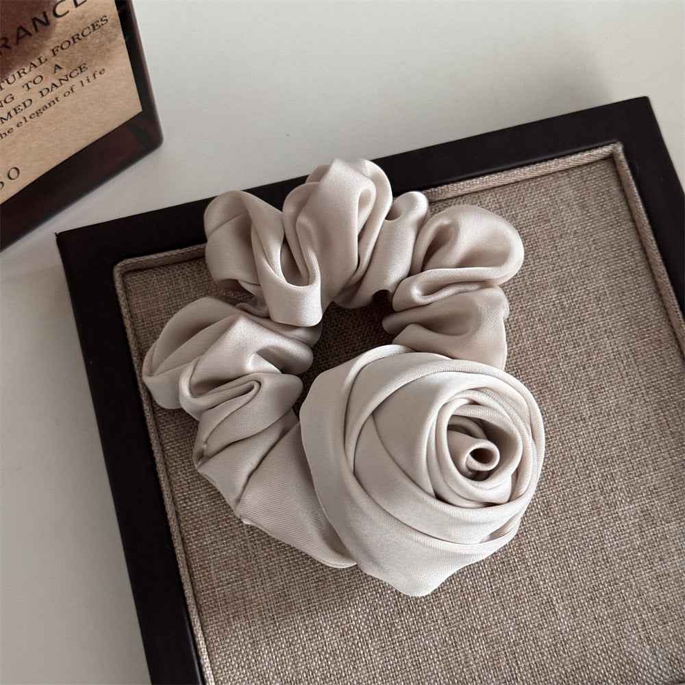 Vintage Satin Headband for Women – Elegant Hair Ring, Soft Non-Slip Hair Accessory