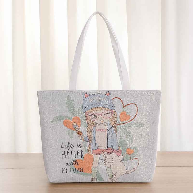 Gold Silk Cartoon Class Student Book