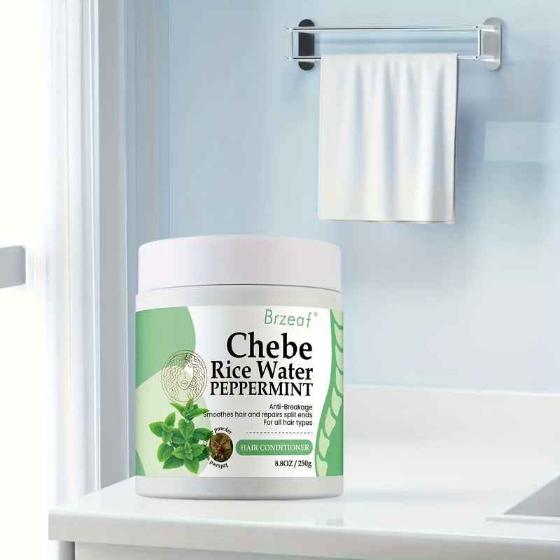 [Moisturizing Chebe Leave In] Super Moisturizing Chebe Leave In Conditioner - 250g (8.8 OZ) with Rice Water & Chebe Powder, Deter Hair Breakage