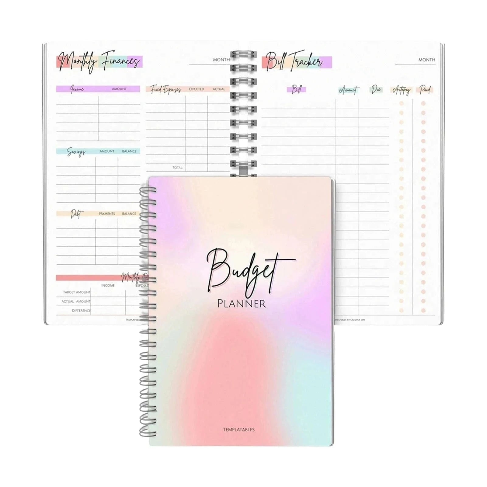 Daily Income and Expense Notebook for Budget Planning with Weekly Tracker for ADHD-Friendly Focus for Personal and Business Use Namahfad