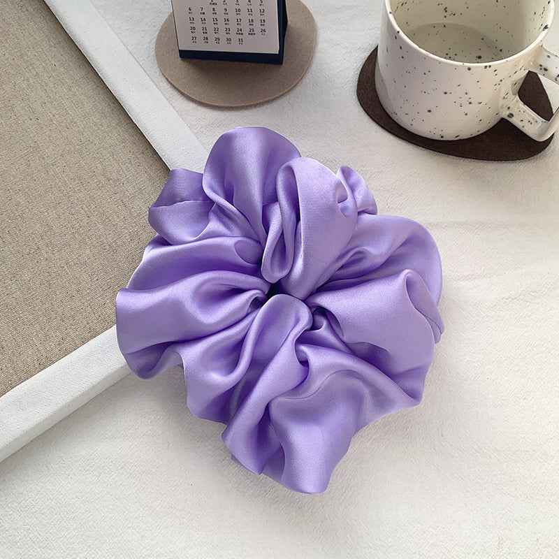 Oversized Satin Headband for Women – Smooth French Style Elegant Hair Band
