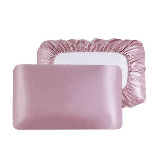 High-End Super Soft Satin Pillowcase – Anti-Wrinkle Memory Fabric with Elastic Fit