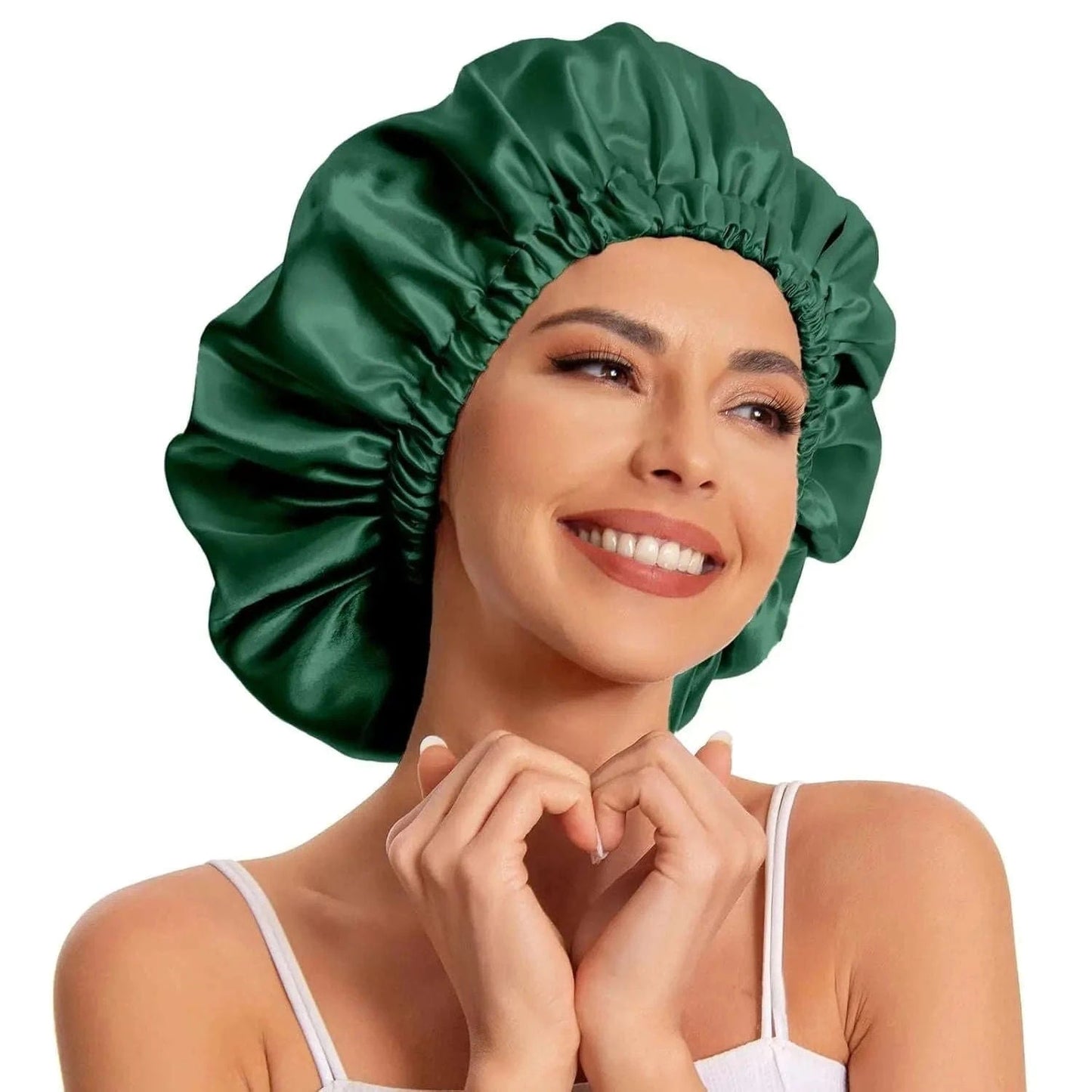 Satin Bonnet Silk Bonnet Hair Bonnet Sleeping Slouchy Beanie Hat Satin Sleep Cap Nightcap Bonnets For Women's Natural Curly Hair Namahfad