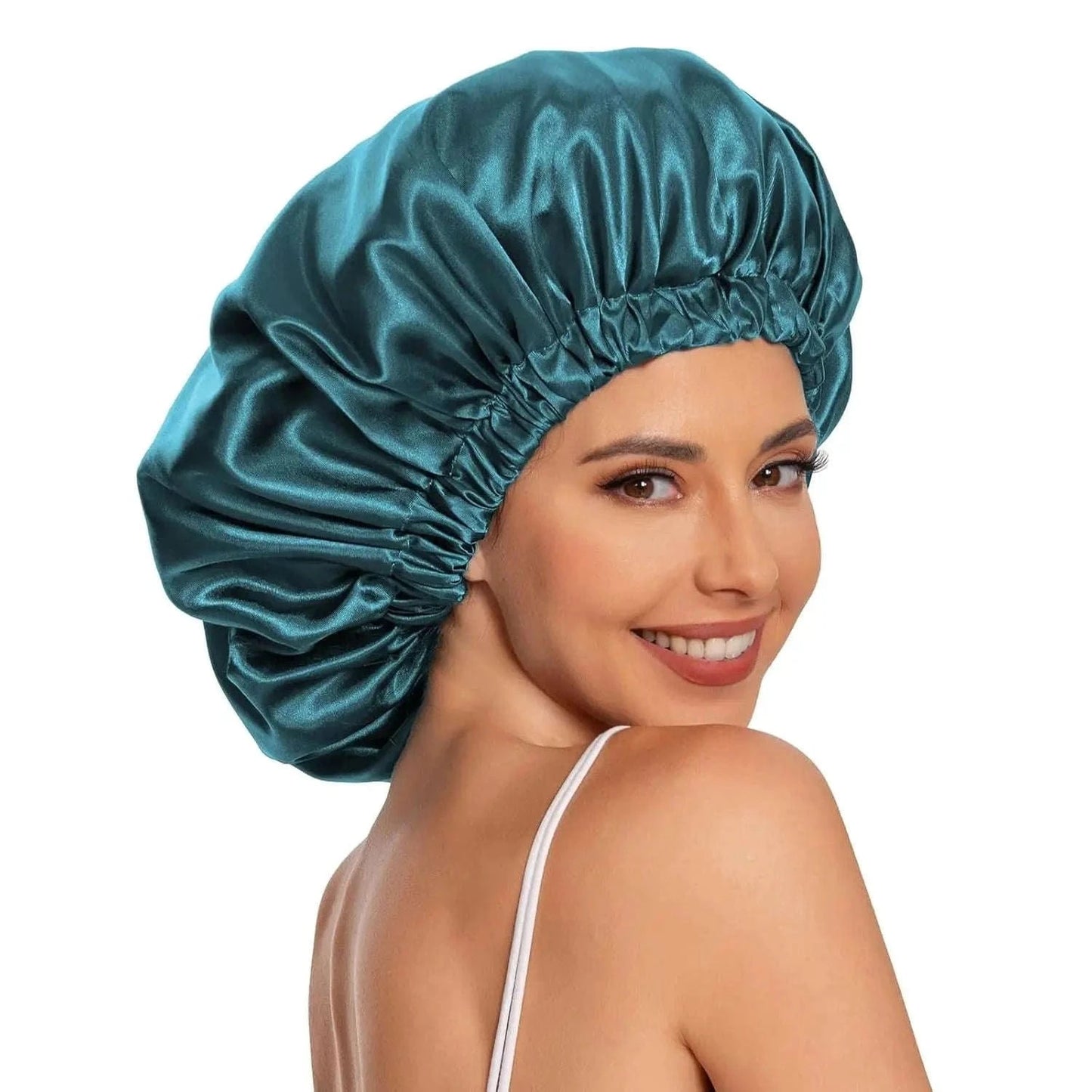 Satin Bonnet Silk Bonnet Hair Bonnet Sleeping Slouchy Beanie Hat Satin Sleep Cap Nightcap Bonnets For Women's Natural Curly Hair Namahfad