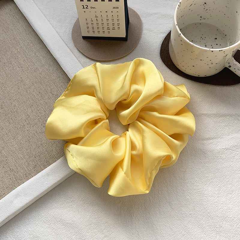 Oversized Satin Headband for Women – Smooth French Style Elegant Hair Band