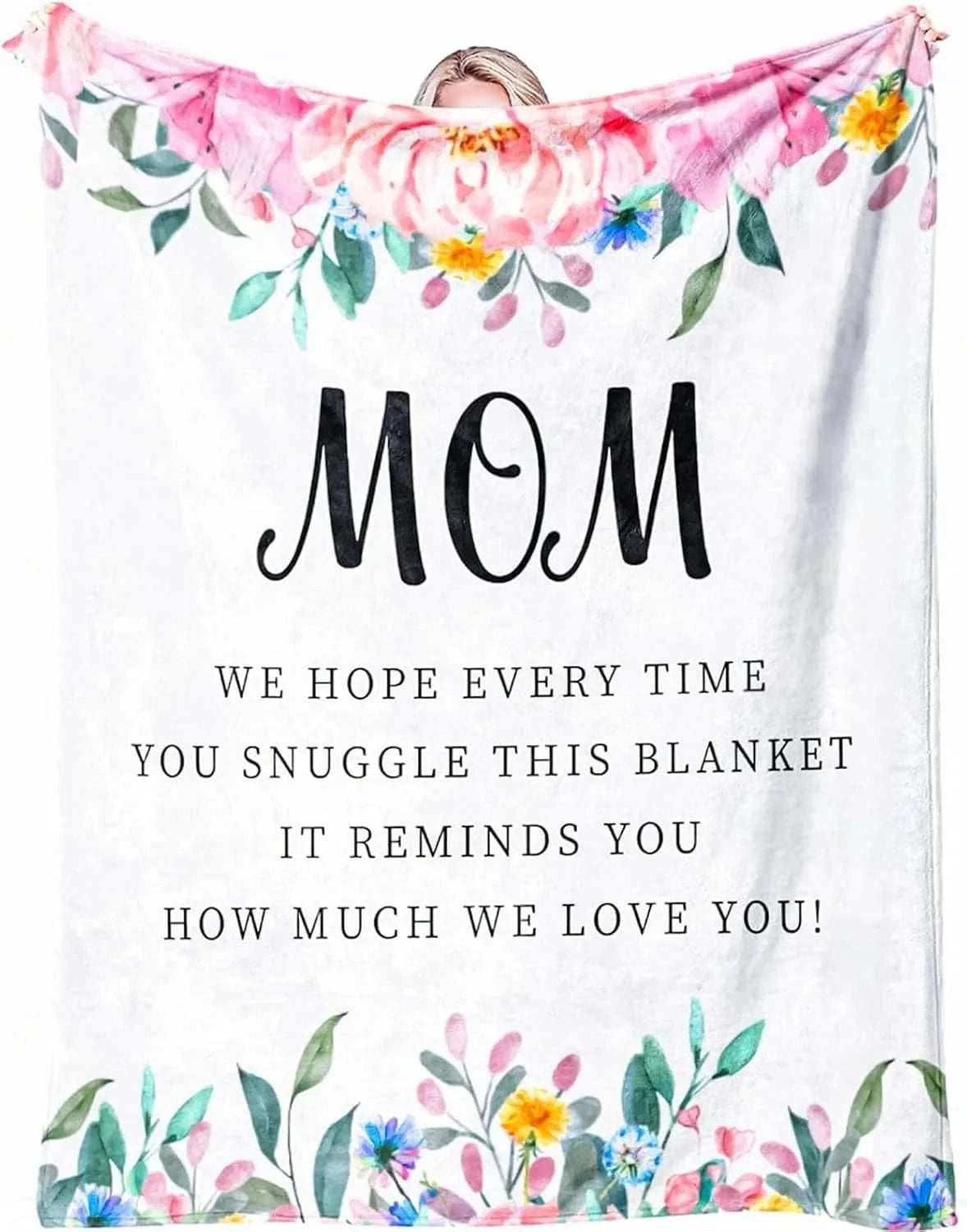 Perfect Gift to Mom Peace Blanket for Anniversary Birthday Mothers Day Fathers day for Mom Dad Wife Sister Grandma Abuela Throw Namahfad