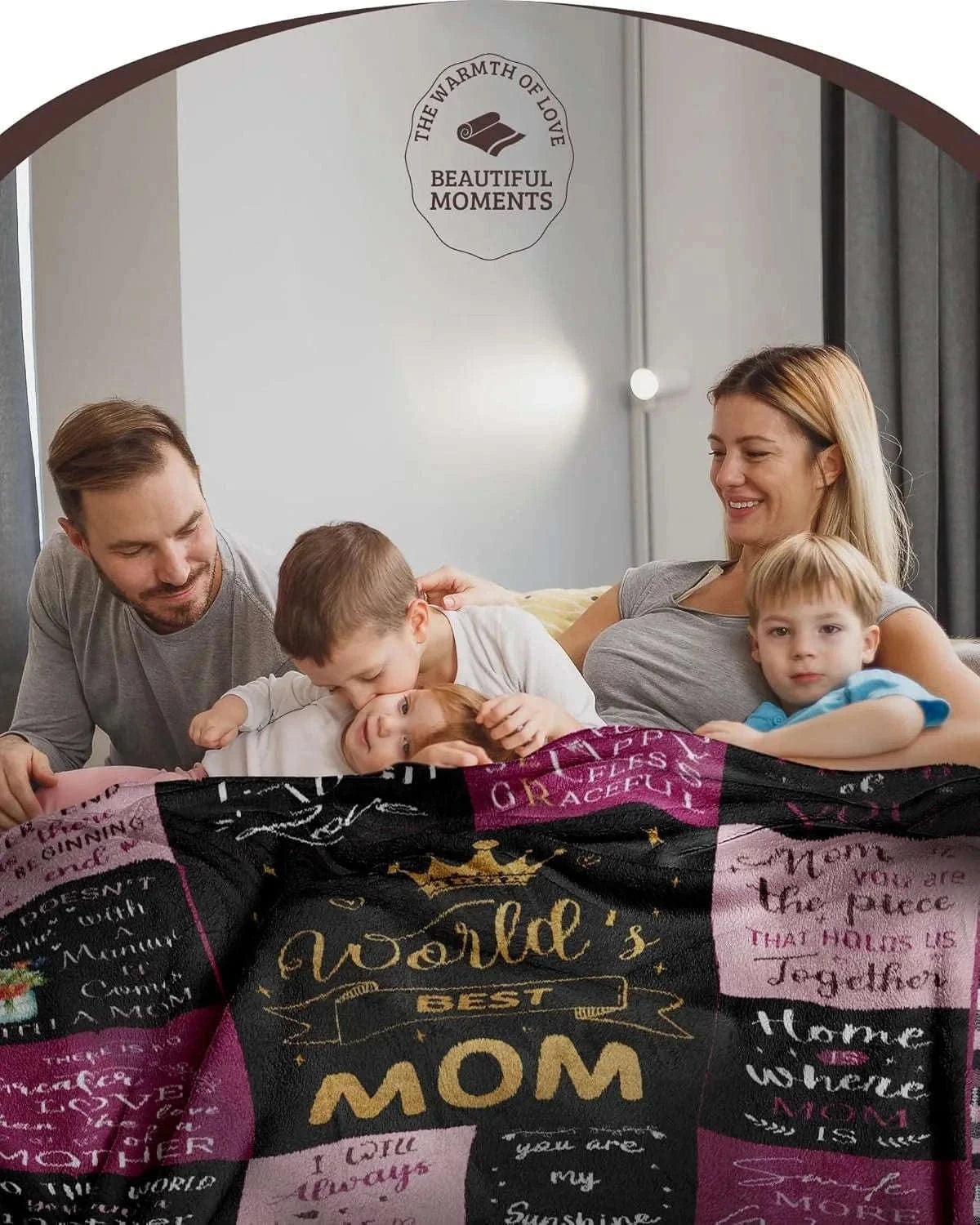 Perfect Gift to Mom Peace Blanket for Anniversary Birthday Mothers Day Fathers day for Mom Dad Wife Sister Grandma Abuela Throw Namahfad