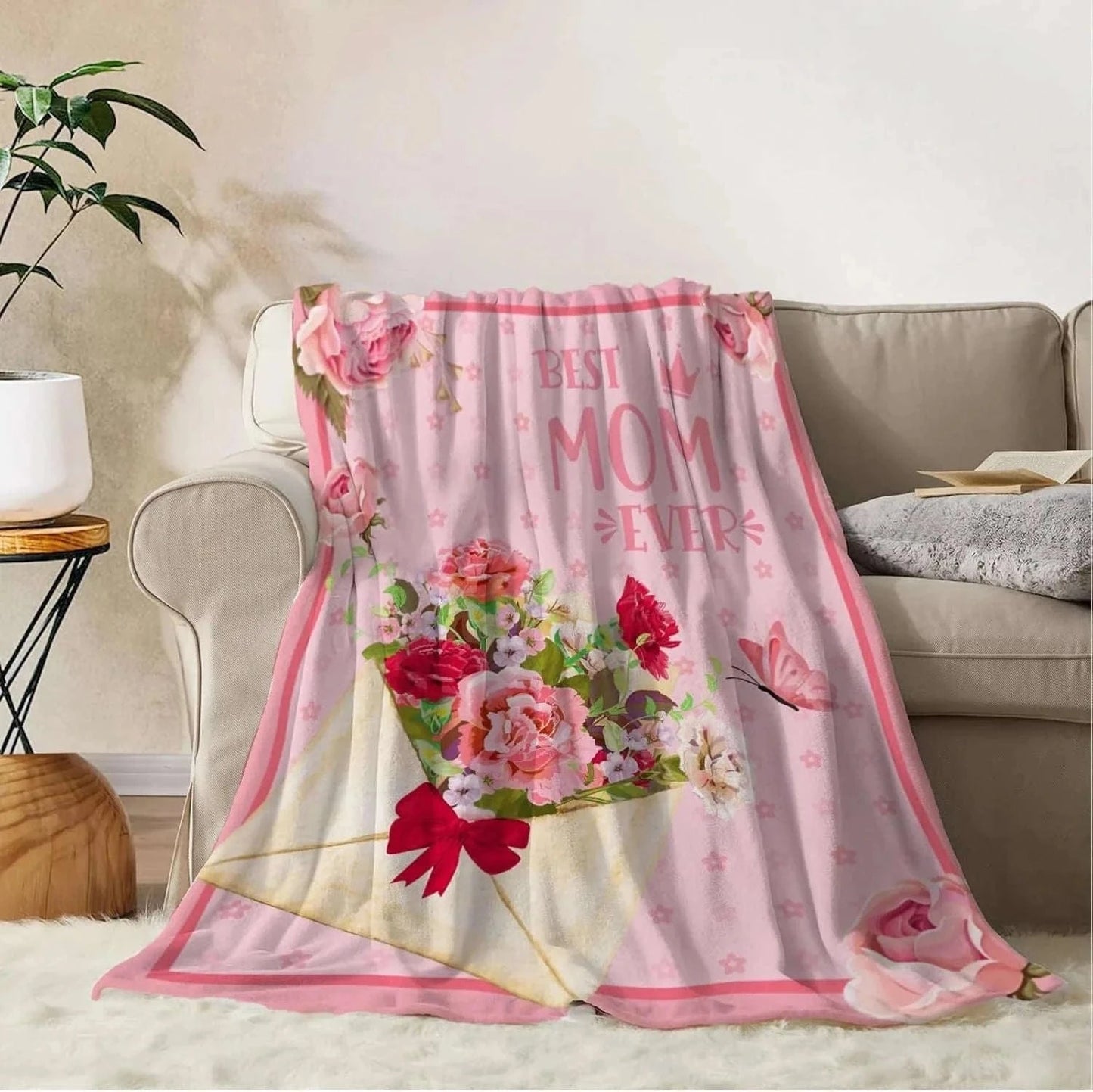 Perfect Gift to Mom Peace Blanket for Anniversary Birthday Mothers Day Fathers day for Mom Dad Wife Sister Grandma Abuela Throw Namahfad