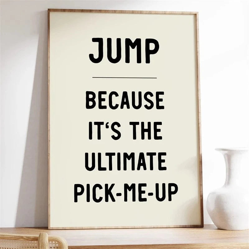 Inspirational Motivational Exercise Wall Art - Transform Your Space & Mindset - Namahfad