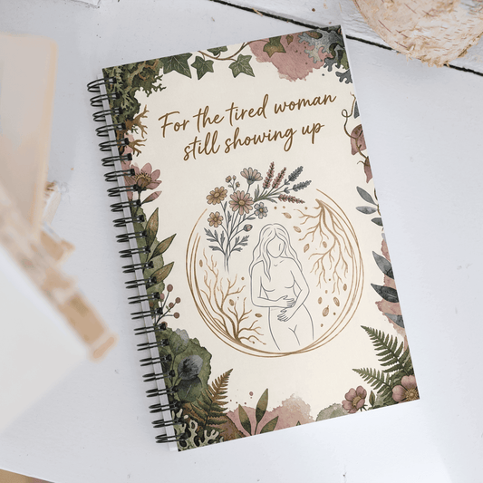 For the tired woman Spiral notebook Spiral notebook