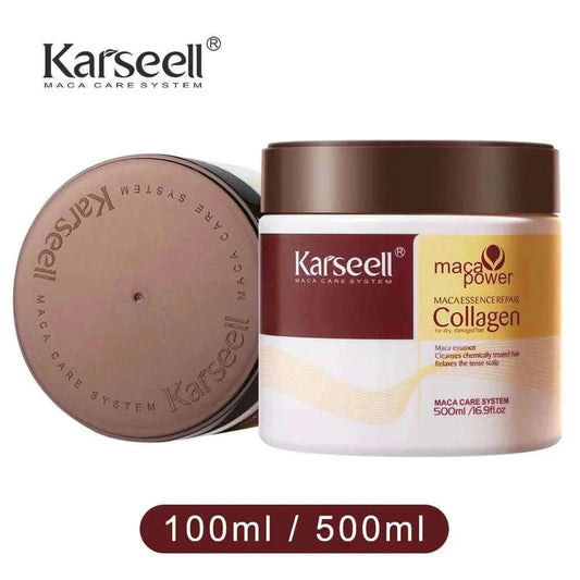 Karseell Collagen Hair Mask Deep Repair Conditioning Argan Oil Hair Treatment Essence for Dry Damaged Hair All Hair Type