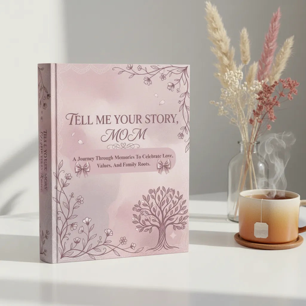 Keepsake Journal for Mom: Celebrate Her Life with the Ultimate Memory Book | Digital PDF