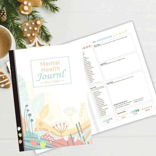 Mental Health Journal, 82-Day MeditationAnd Emotional Tracking Diary for Men and Women - Anxiety Relief Aid - A Diary for Self-C
