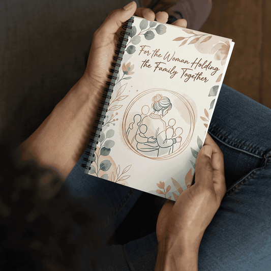 For the woman holding it together Spiral notebook Spiral notebook