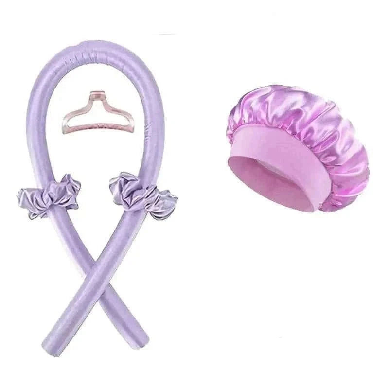 No-Heat Curling Iron Set Night Cap Hair Roller Set Lazy Hair Curlers Headband Hairs Rollers Bristle Brush Hair Styling Tools
