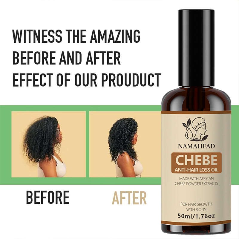 Namahfad Chebe Growth Oil 2-Pack | Strengthening & Moisturizing Namahfad