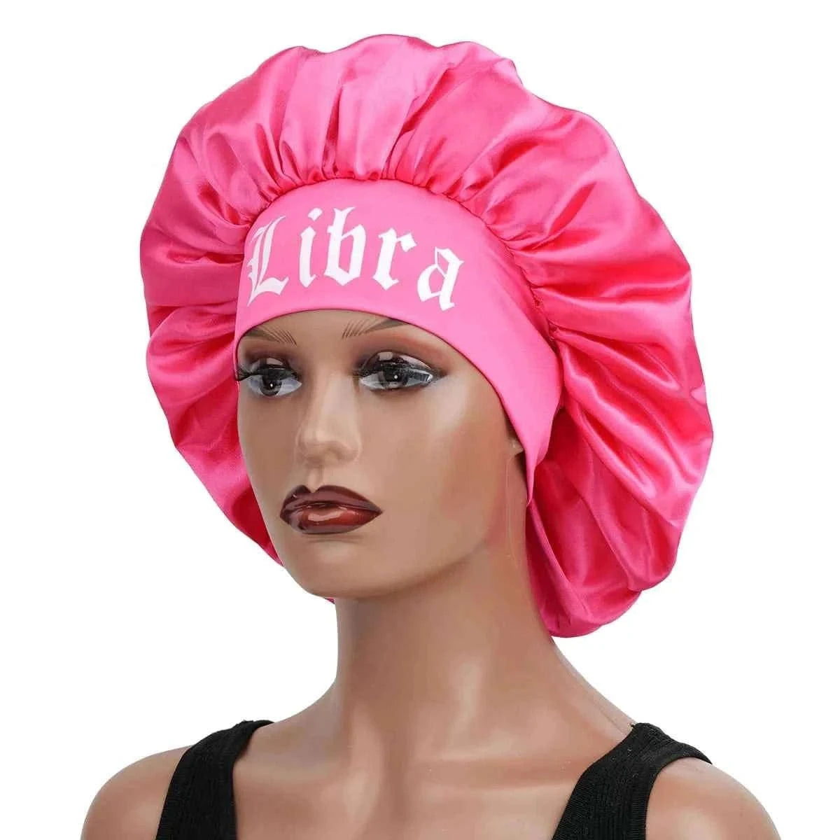 Constellation-Print Satin Sleep Bonnet & Headband-Wide-Band Soft Wrap for Daily Use, Makeup & Skincare|Adjustable Hair Protector