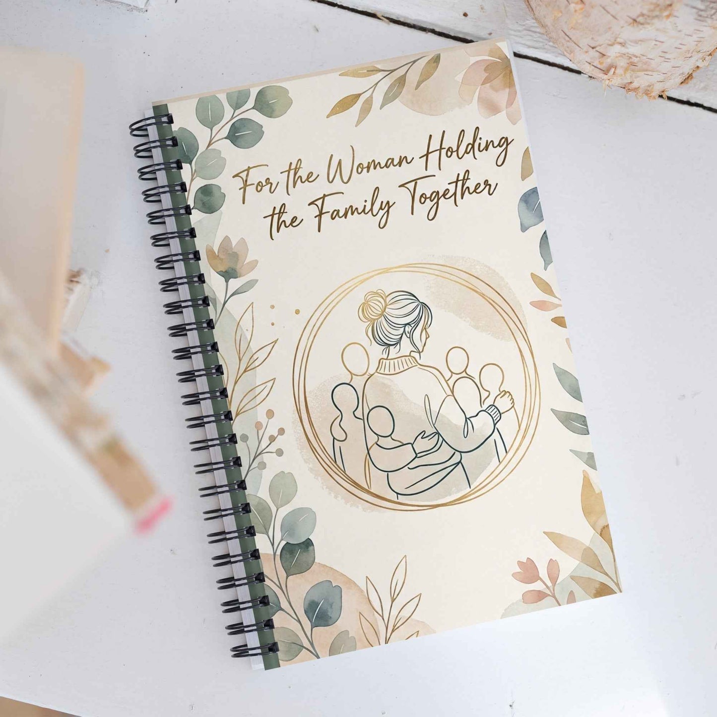 For the woman holding it together Spiral notebook