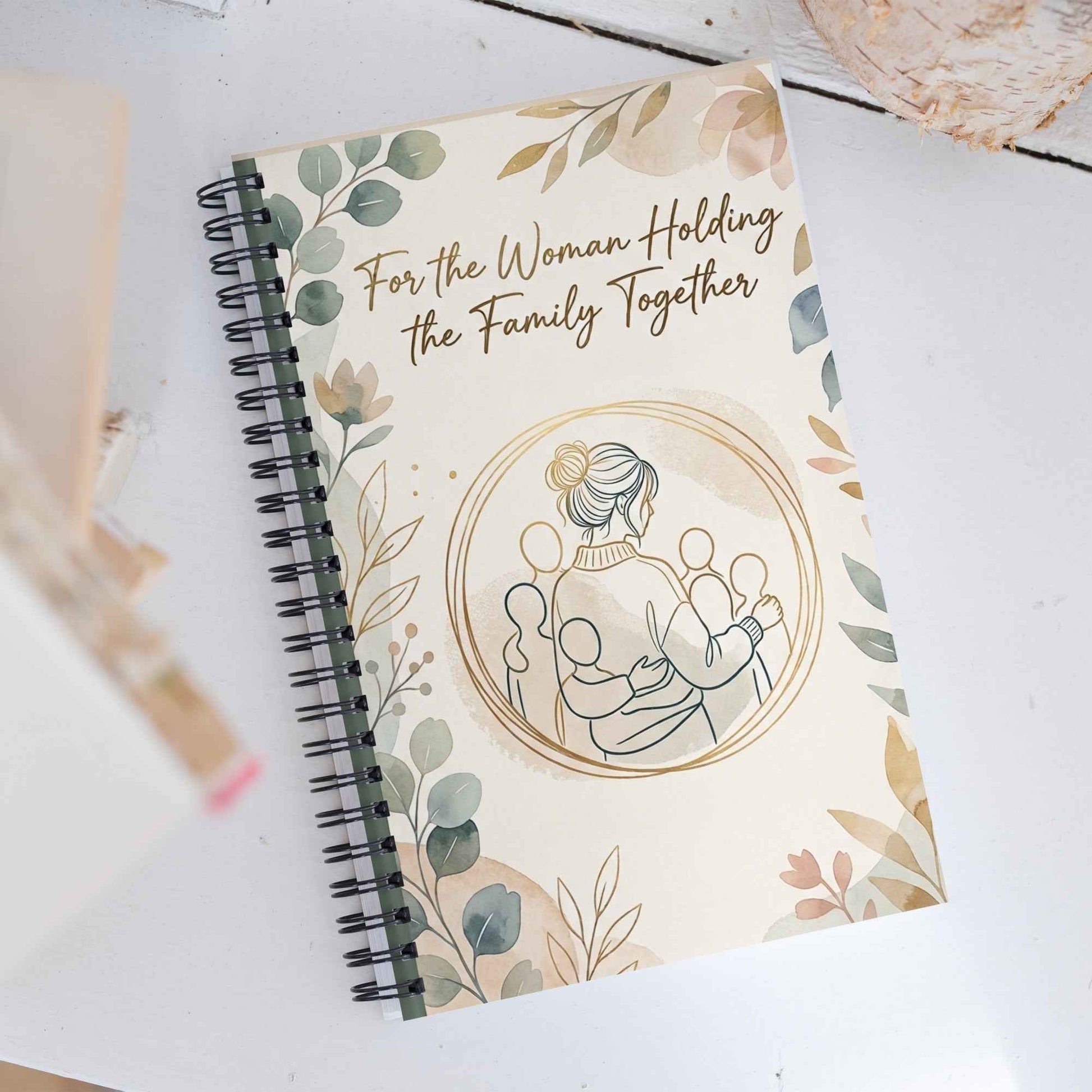 For the woman holding it together Spiral notebook