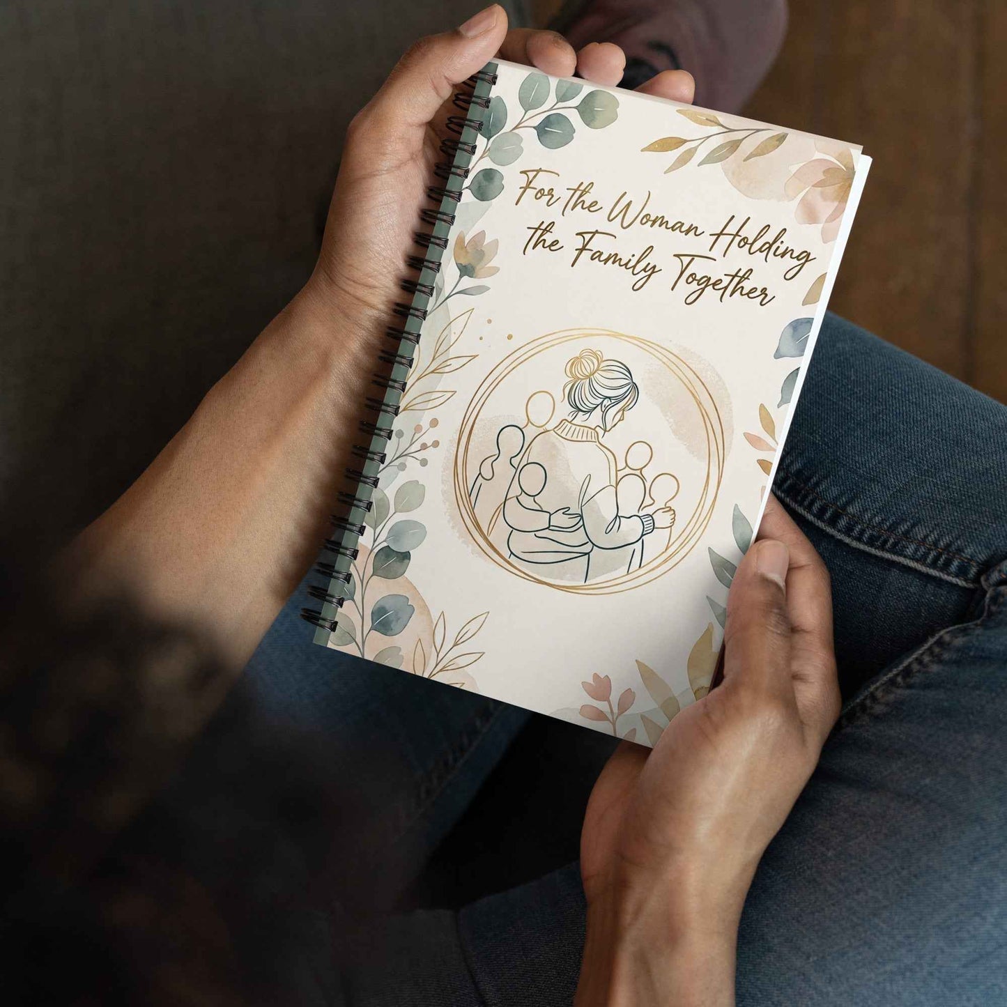 For the woman holding it together Spiral notebook