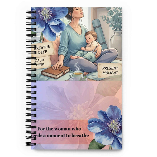 Moment to breathe Spiral notebook