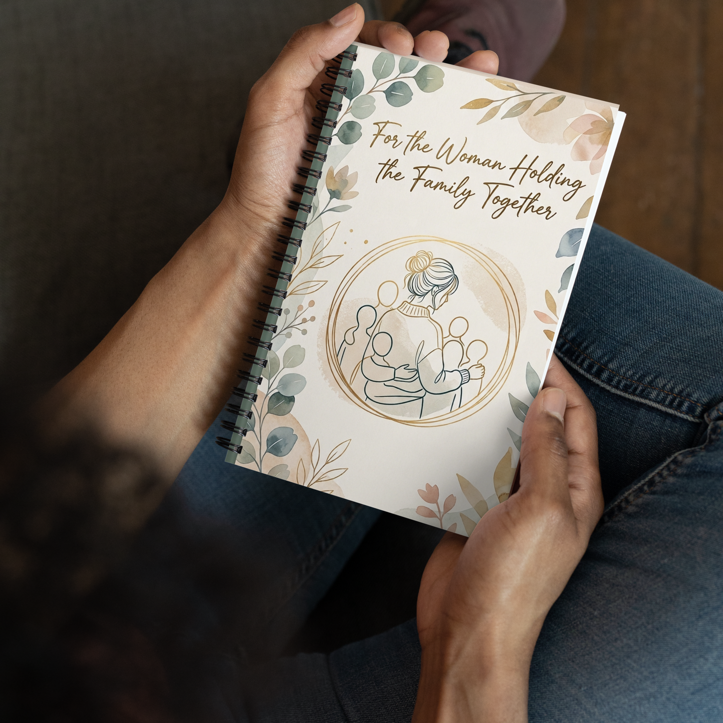 For the woman holding it together Spiral notebook Spiral notebook