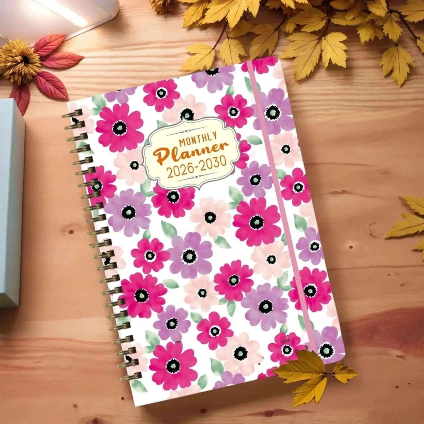 Coil Bound Monthly Planner 2026-2030 Long-Term Planning Datebooks Weekly And Monthly Planner For School Student Business