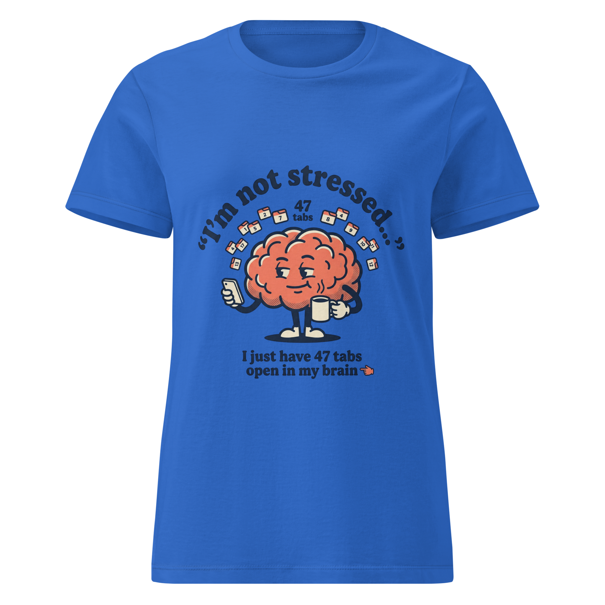 I am not stressed Women’s basic softstyle t-shirt